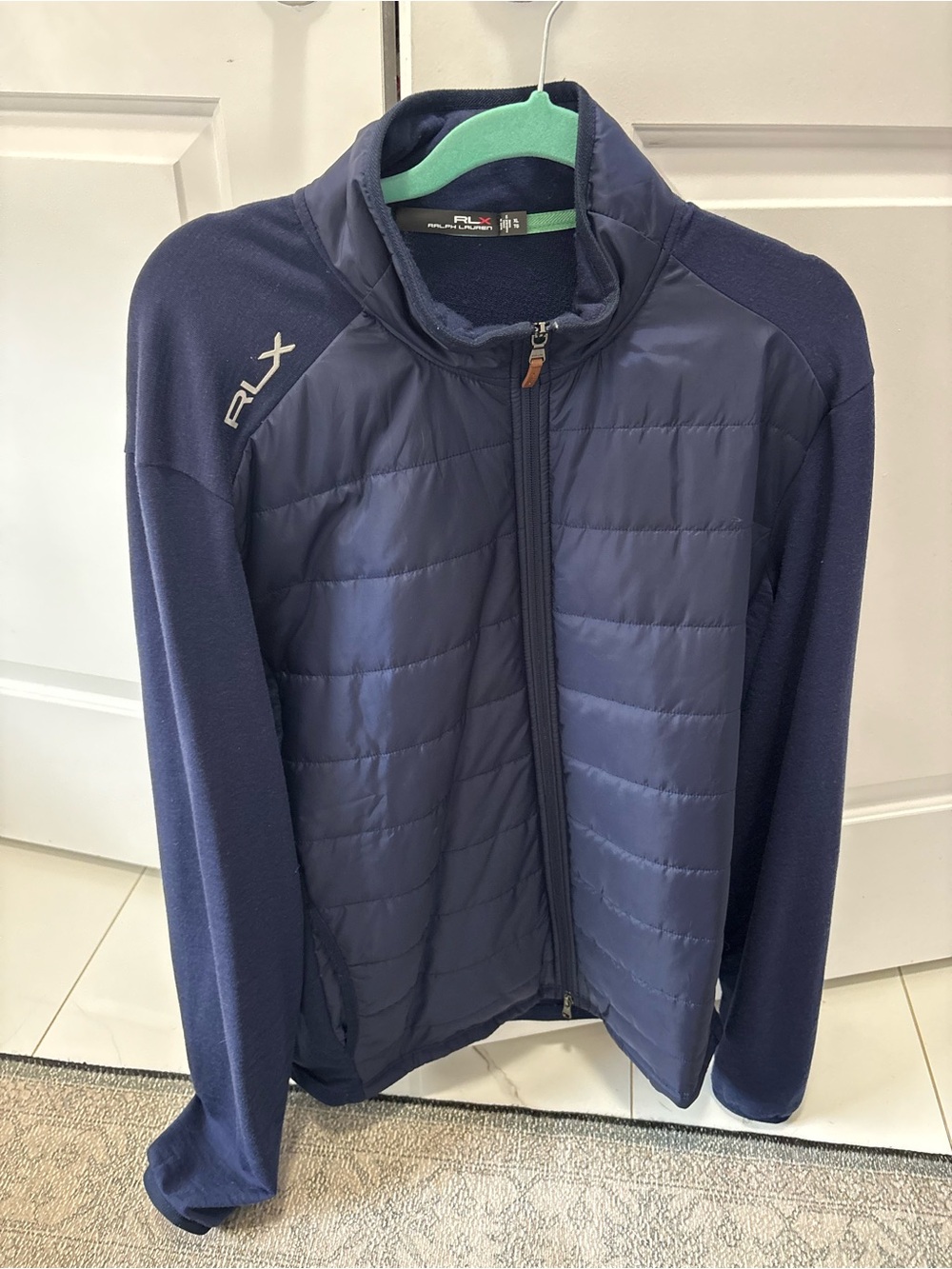 Ralph Lauren RLX Navy Quilted Performance Jacket